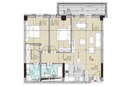 Apartament la cheie, 3 camere, 88 mp utili, 16 mp terasă, panoramă, Zorilor