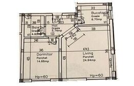 Apartament 3 camere, parcare, zona Terra