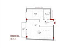 Apartament 2 camere, 54mp, Marasti 