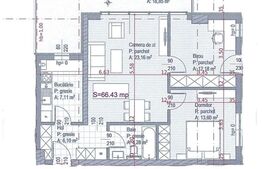 Apartament 3 camere, 67mp, vedere la parc, zona Iulius Mall