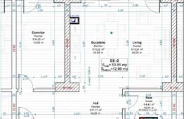  Apartament 2 camere, 60mp, Semicentral