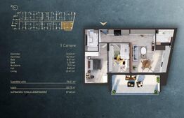 Apartament 3 camere intr-un Ansamblu rezidential Premium, zona Fabricii