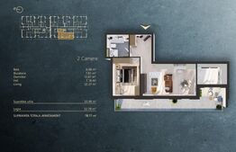 Apartament 2 camere intr-un Ansamblu rezidential Premium, zona Fabricii