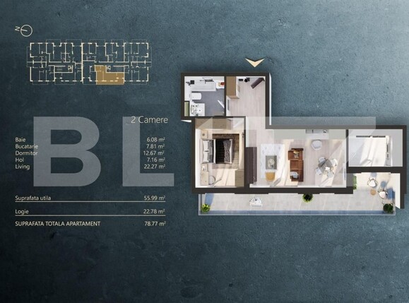 Apartament de vânzare 2 camere Iris - 145276AV | BLITZ Cluj-Napoca | Poza1