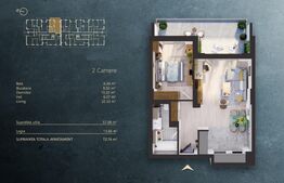 Apartament 2 camere intr-un Ansamblu rezidential Premium, zona Fabricii