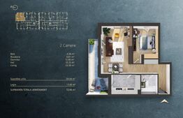 Apartament 2 camere intr-un Ansamblu rezidential Premium, zona Fabricii