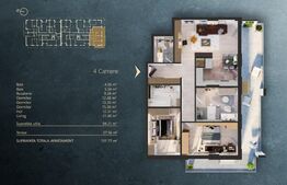 Apartament 4 camere intr-un Ansamblu rezidential Premium, zona Fabricii