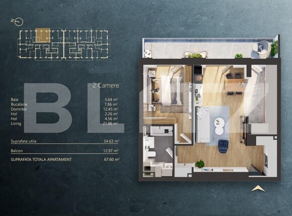 Apartament de vânzare 2 camere Iris - 145287AV | BLITZ Cluj-Napoca | Poza1