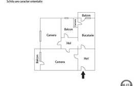 Apartament de vanzare, 2 camere, finisat clasic, zona strazii Liviu Rebreanu!