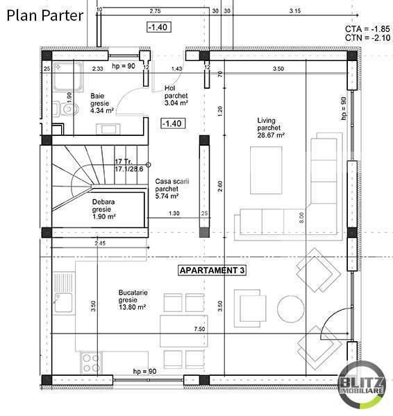 Apartament de vânzare 4 camere Manastur - 14560AV | BLITZ Cluj-Napoca | Poza12