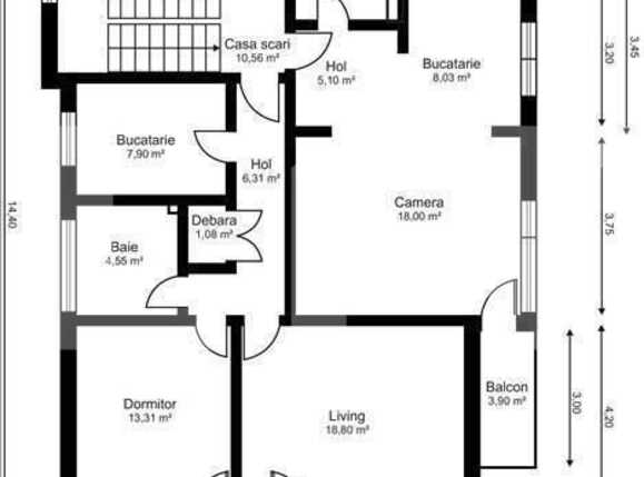 Apartament de vânzare 3 camere Gheorgheni - 14565AV | BLITZ Cluj-Napoca | Poza14