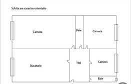 3 camere, 73 mp, decomandat, etaj intermediar, mobilat, zona Calea Manastur