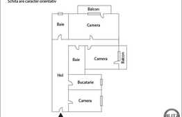 3 camere, 65 mp, decomandat, etaj intermediar, zona strazii Fabricii