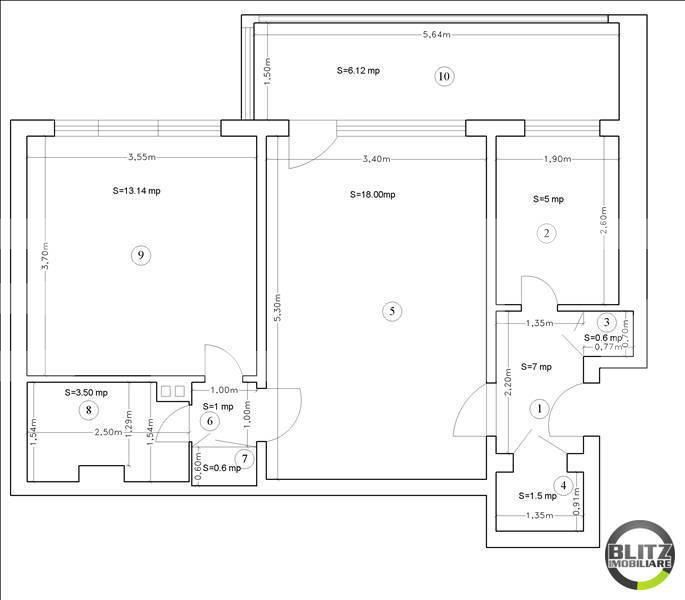 Apartament de vânzare 2 camere Manastur - 1460AV | BLITZ Cluj-Napoca | Poza9