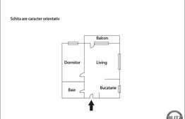 2 camere, 42 mp, semidecomandat, mobilat, zona strazii Tribunul Vladutiu
