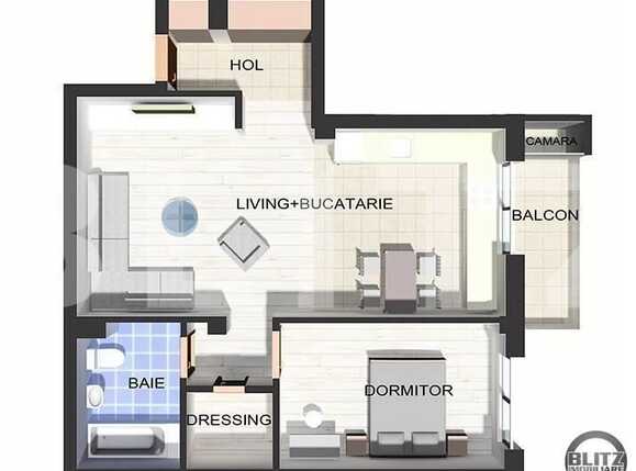 Apartament de vânzare 2 camere Floreşti - 14618AV | BLITZ Cluj-Napoca | Poza4