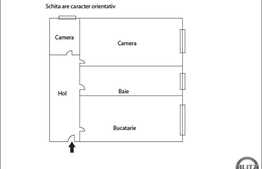 Apartament 2 camere, 39 mp, decomandat, etaj intermediar, zona Minerva!