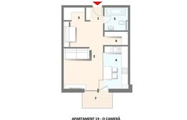 Apartament 2 camera finisat 49 mp, etaj intermediar, Zorilor