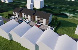 Case cuplate pe 3 niveluri, 150 mp, 200 teren, zona Vivo 