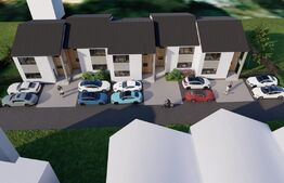 Case cuplate pe 3 niveluri, 150 mp, 200 teren, zona Vivo 