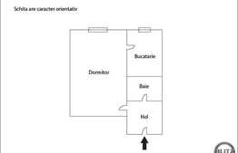 Garsoniera, 20 mp, mobilata, zona strazii Bucegi!