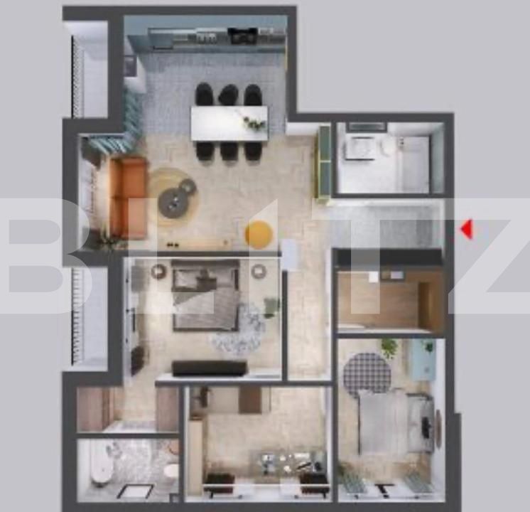 Apartament de vânzare 4 camere Floreşti - 146529AV | BLITZ Cluj-Napoca | Poza11