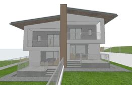 Teren cu proiect autorizat pentru o casa cuplata, strada Tauti