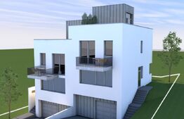 Duplexuri de vânzare , 140 mp, 190 teren, terasa si priveliste, Borhanci