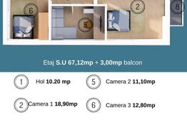 Duplex cu arhitectura moderna, 119 mp, semifinisat, zona Terra 