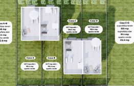 Duplex cu arhitectura moderna, 119 mp, semifinisat, zona Terra 
