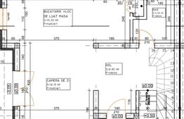 Duplex semifinisat, 4 camere, P + E , 94 mp, 100 teren, Avram Iancu 