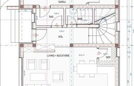 Casa individuala cu garaj, expunere sudica, 137 mp, 550 teren, Gilau 
