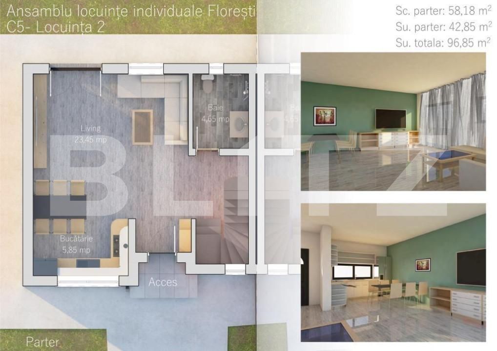 Casa de vânzare 3 camere Floreşti - 146609CV | BLITZ Cluj-Napoca | Poza3