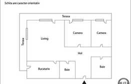 3 camere, 78 mp, decomandat, A.C, mobilat, 2 garaje, zona Calea Floresti!