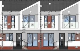 Case cuplate la pret de apartament! Predare semifinisat, 30 mp gradina, zona Florilor 