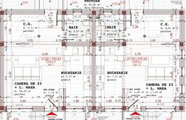 Case cuplate la pret de apartament! Predare semifinisat, 30 mp gradina, zona Florilor 