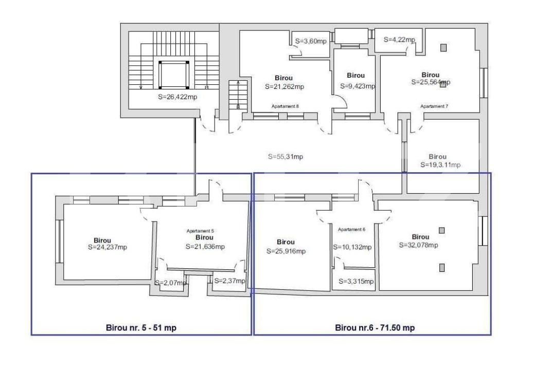 Spațiu birouri de închiriat Central - 146905SIB | BLITZ Cluj-Napoca | Poza5