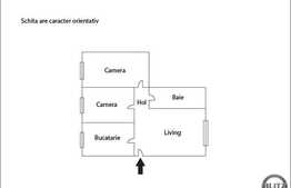 De vanzare apartament 2 camere, 52 mp, decomandat, boxa subsol, zona Big