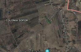Teren intravilan 1072.5 mp Colonia Sopor, front de 46 ml la drum privat