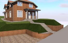 Teren cu autorizatie de constructie, 1406 mp, satul Gheorgheni