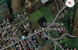 Teren suprafata 812mp, autorizatie pentru constructie duplex, Borhanci