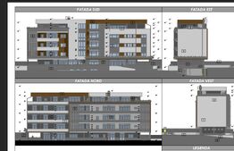 Teren intravilan cu destinatie construire bloc, 1464 mp, PUD in desfasurare