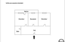 Apartament modern cu 2 camere, 57 mp, decomandat, balcon de 8 mp! Zona Polus!