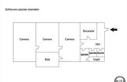 Vanzare 3 camere, 129 mp utili, boxa, zona ultracentrala!