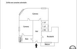 2 camere, 80 mp la etaj intermediar cu boxa subsol, zona ultracentrala