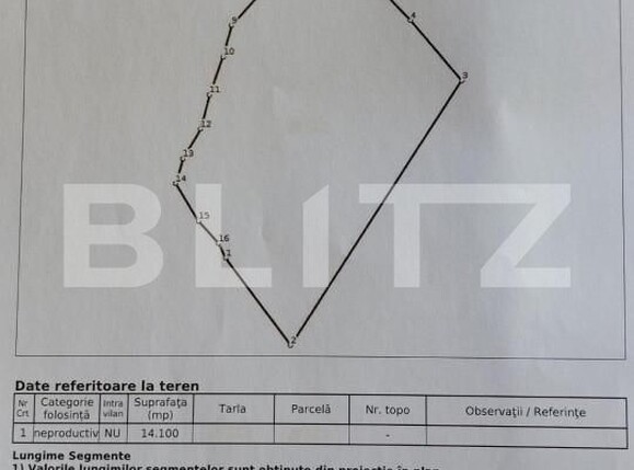 Teren de vânzare Exterior Est - 147780TV | BLITZ Cluj-Napoca | Poza1