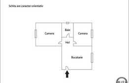 De vanzare apartament cu 2 camere, 50 mp, boxa subsol, zona strazii Teleorman
