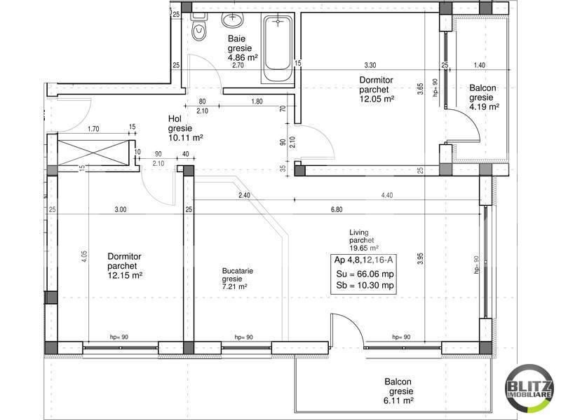 Apartament de vânzare 3 camere Floreşti - 1484AV | BLITZ Cluj-Napoca | Poza4