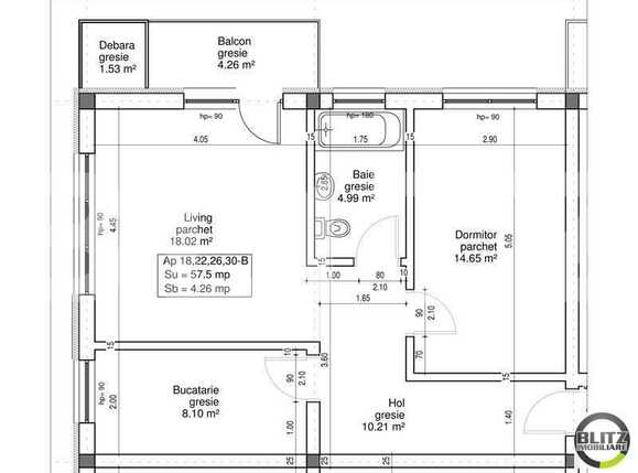 Apartament de vânzare 2 camere Floreşti - 1486AV | BLITZ Cluj-Napoca | Poza4