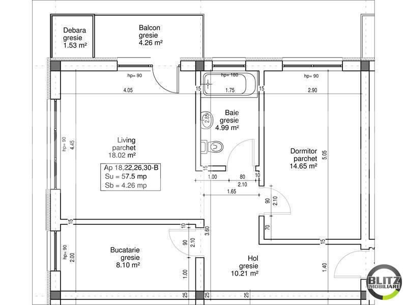 Apartament de vânzare 2 camere Floreşti - 1486AV | BLITZ Cluj-Napoca | Poza4